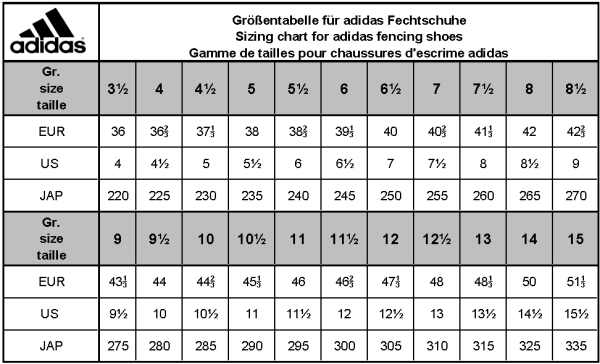 dartagnan v fencing shoe crossed swords fencing equipment adidas size chart shoes
