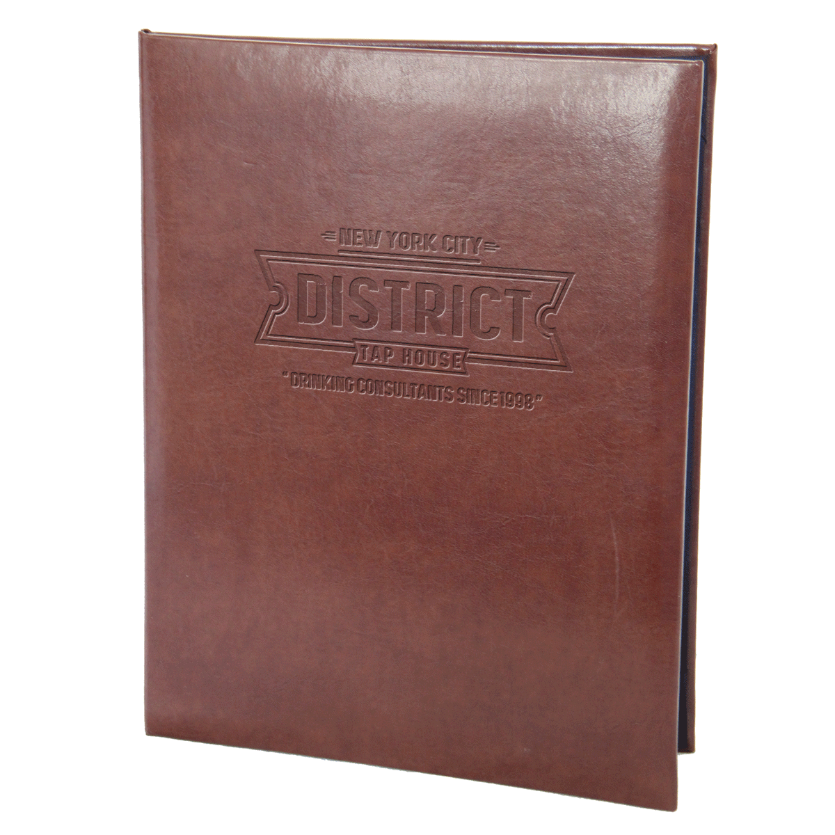 Authentic Leather Menu Cover