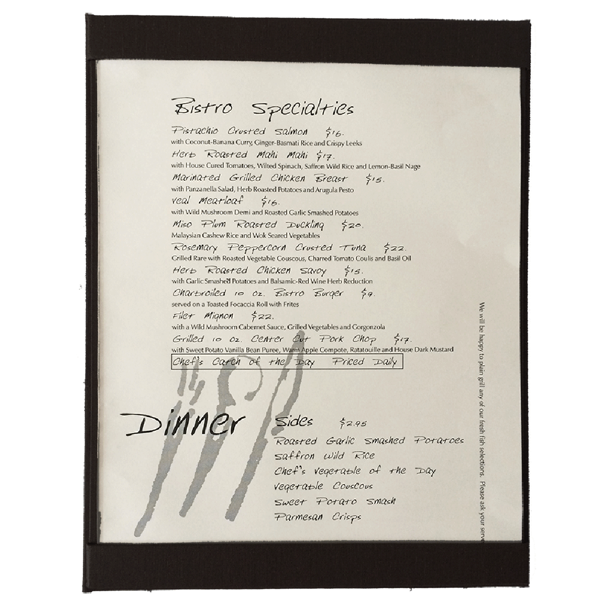 Metropolitan Menu Board