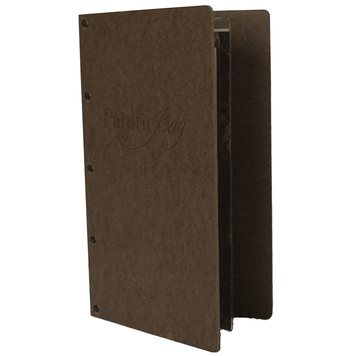 Riveted Hardboard Menu Cover