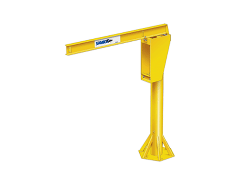 Freestanding Jib Cranes - Spanco 100 Series - MachineToolProducts.com