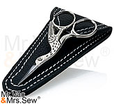 Stork Embroidery Scissors w/ Leather Case (Values for $17.95)